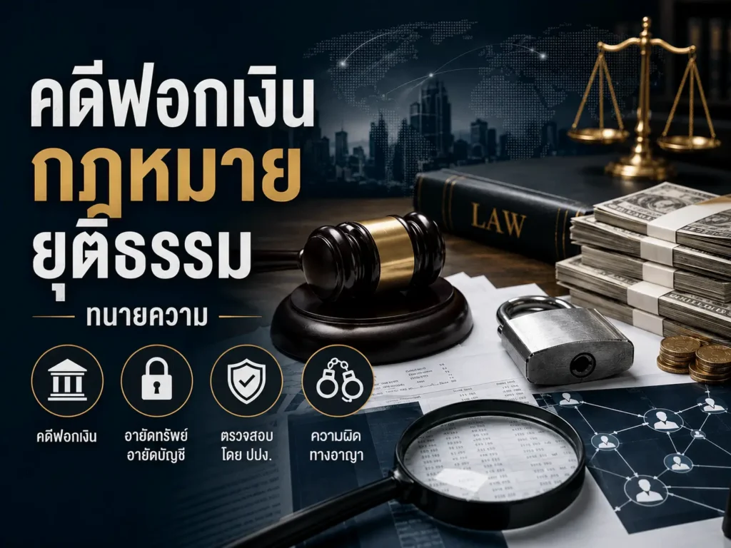 ทนายคดีฟอกเงินและคดีอายัดทรัพย์